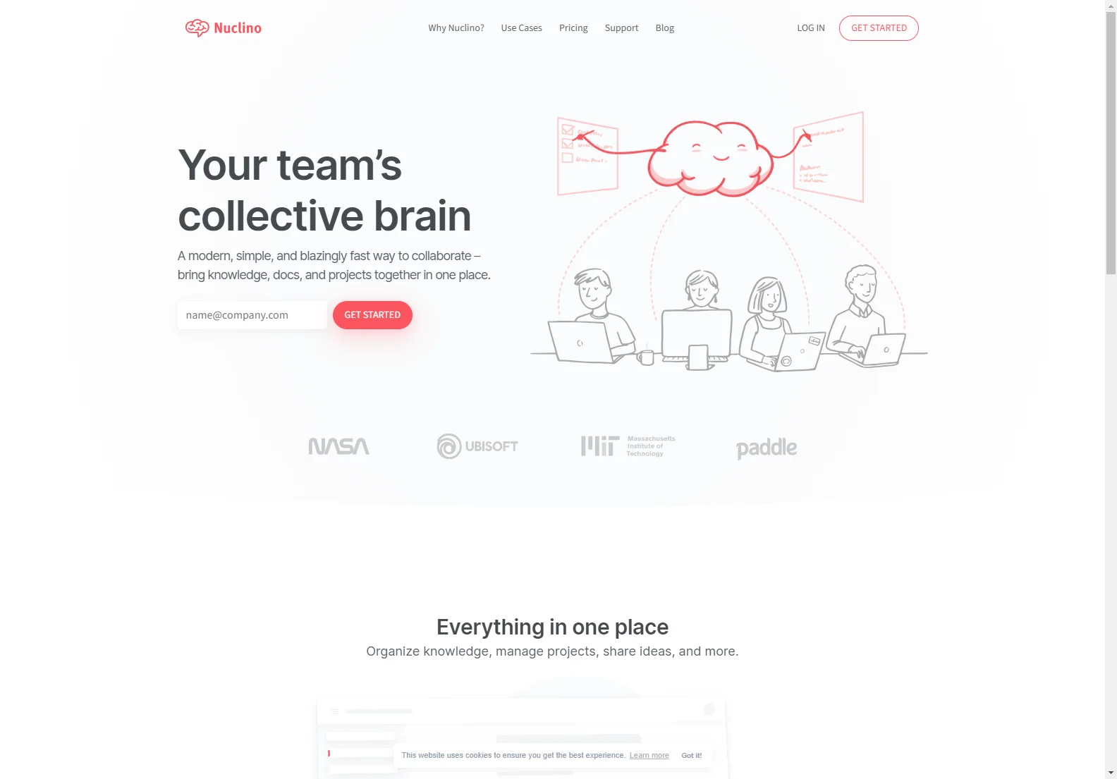 Nuclino: Unifying Team Work with Speed and Simplicity