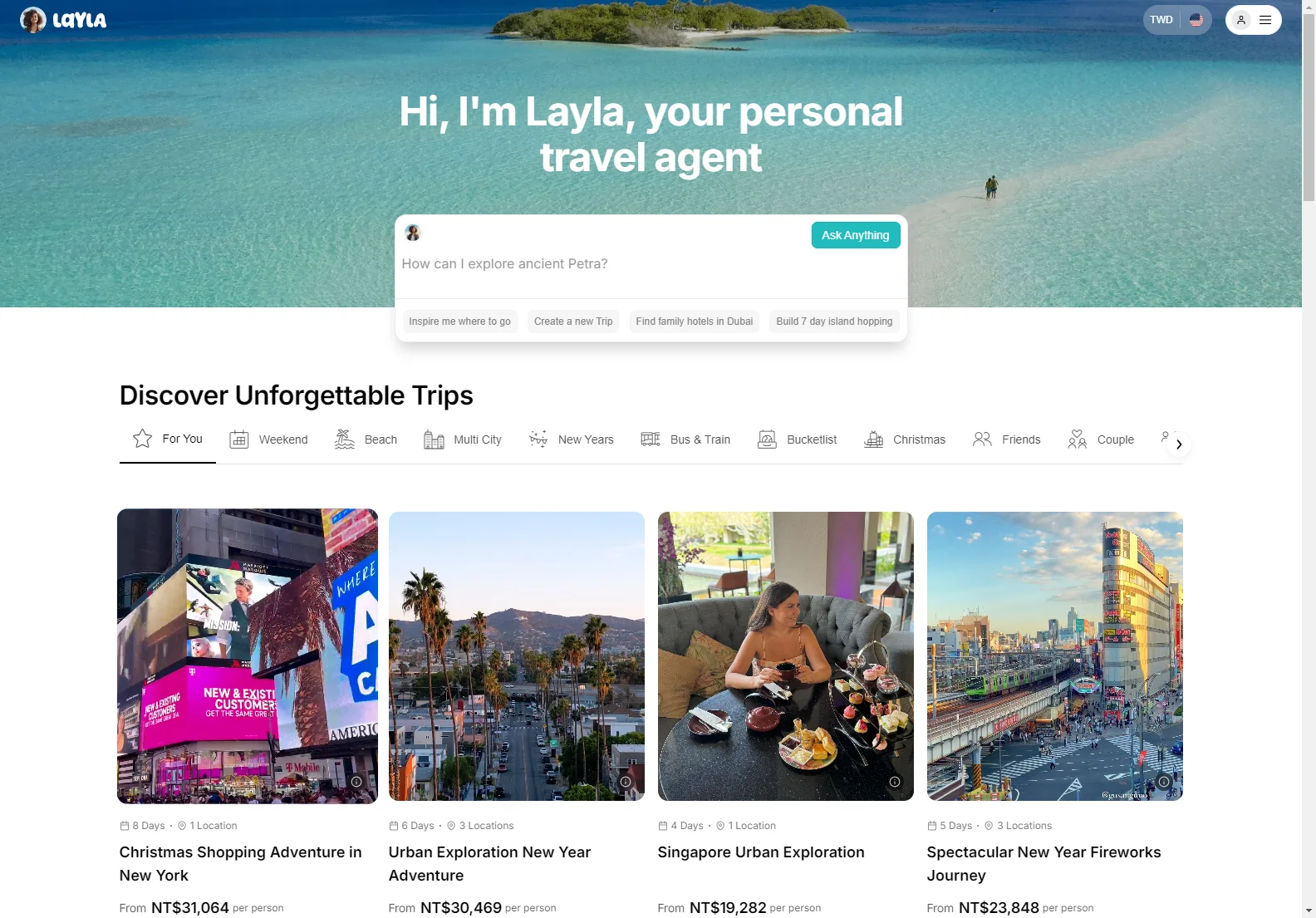 Layla AI: Free Travel Planner 2024 | Trusted By Millions