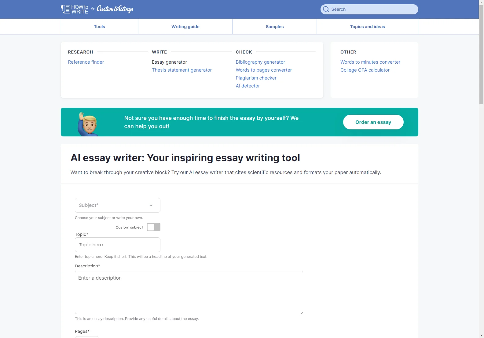 AI Essay Writer: Revolutionize Your Essay Writing