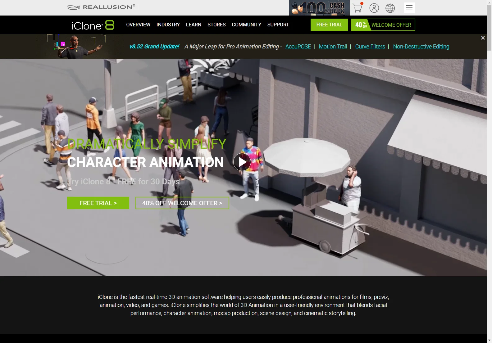 iClone: The Ultimate 3D Character Animation Software for Professional and Novice Animators