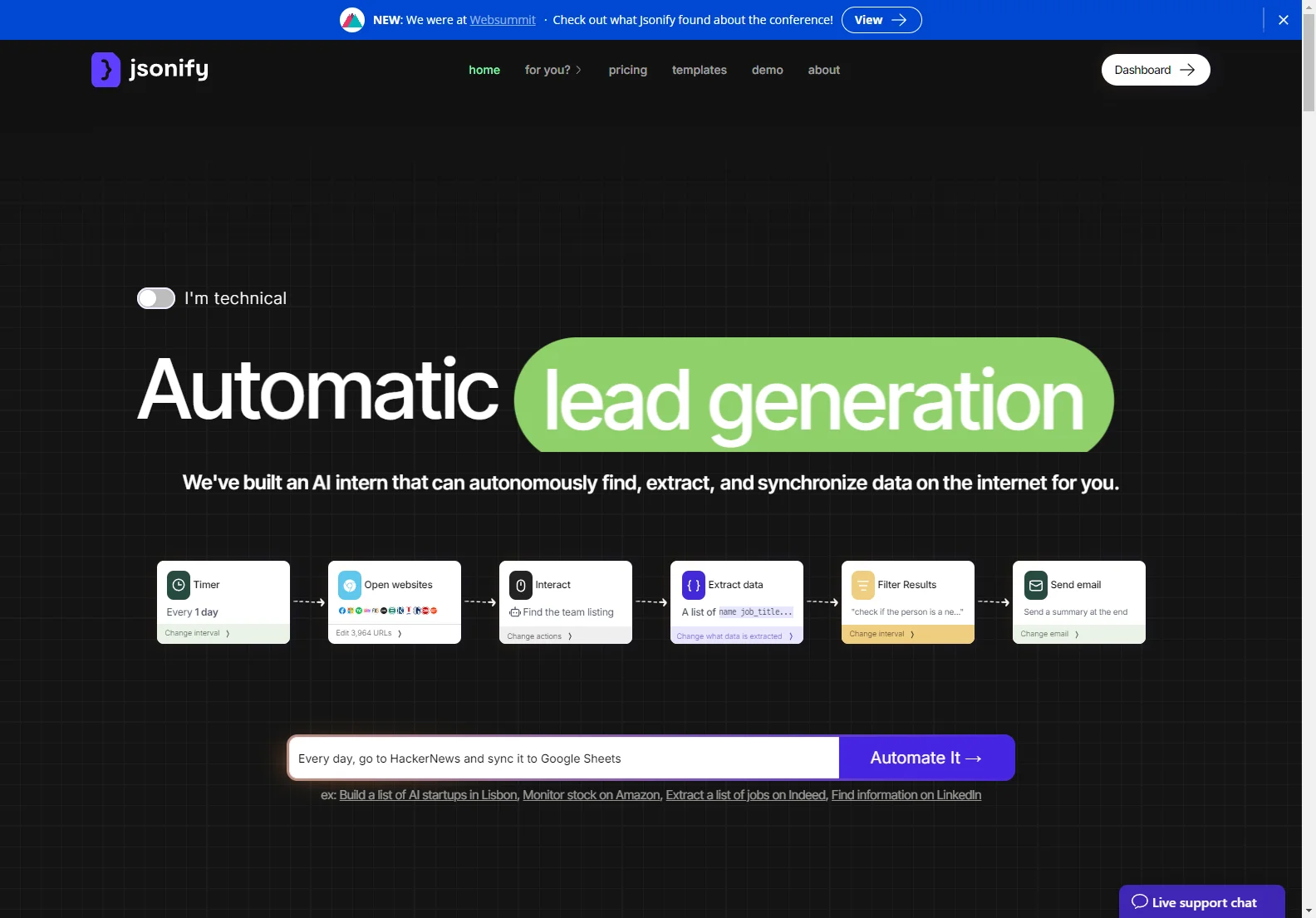 Jsonify: Automate Data Extraction on the Internet with AI | Effortless Data Handling