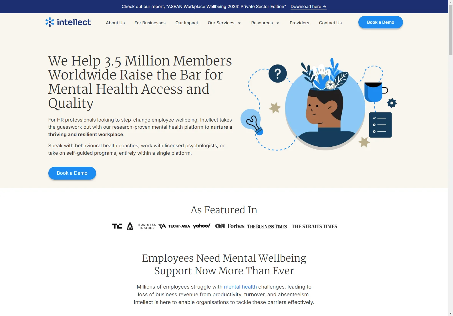 Intellect: Redefining Employee Mental Health Globally