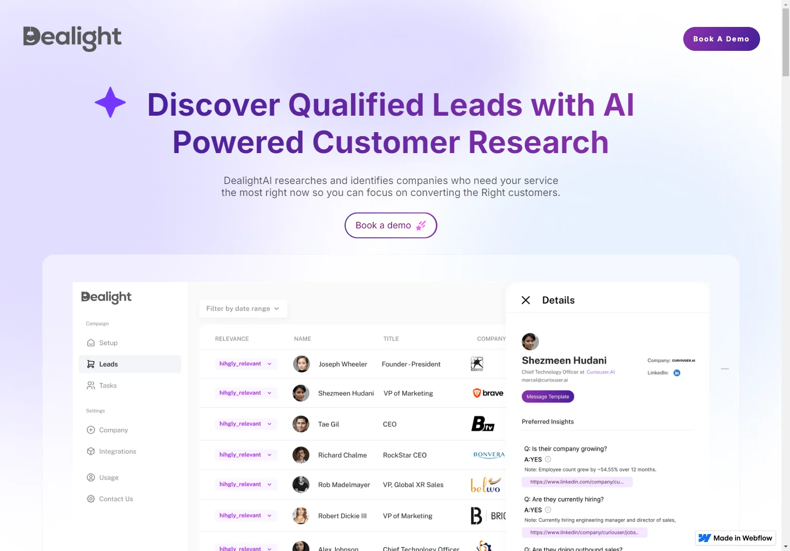 DealightAI: Unleashing the Power of AI for Lead Generation