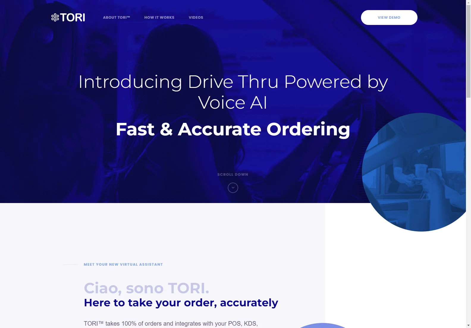 TORI: Revolutionizing Drive-Thru Ordering with AI