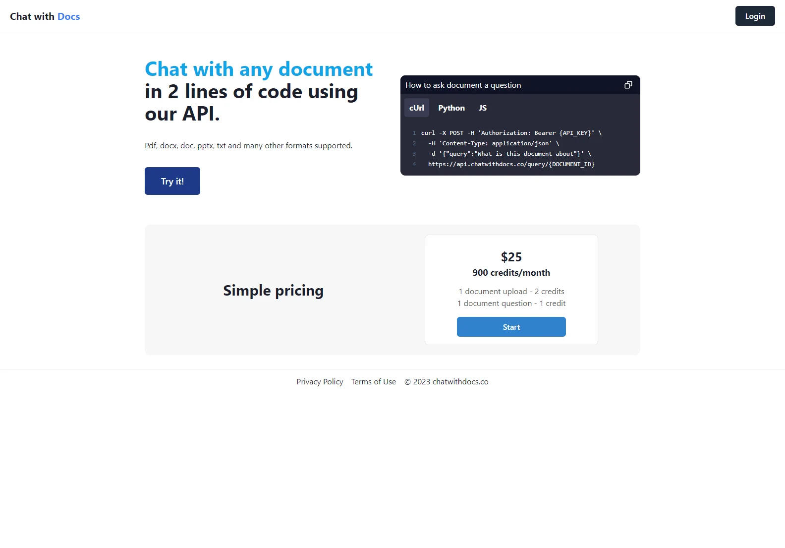 Chat with Docs: Simplify Document Interaction with AI