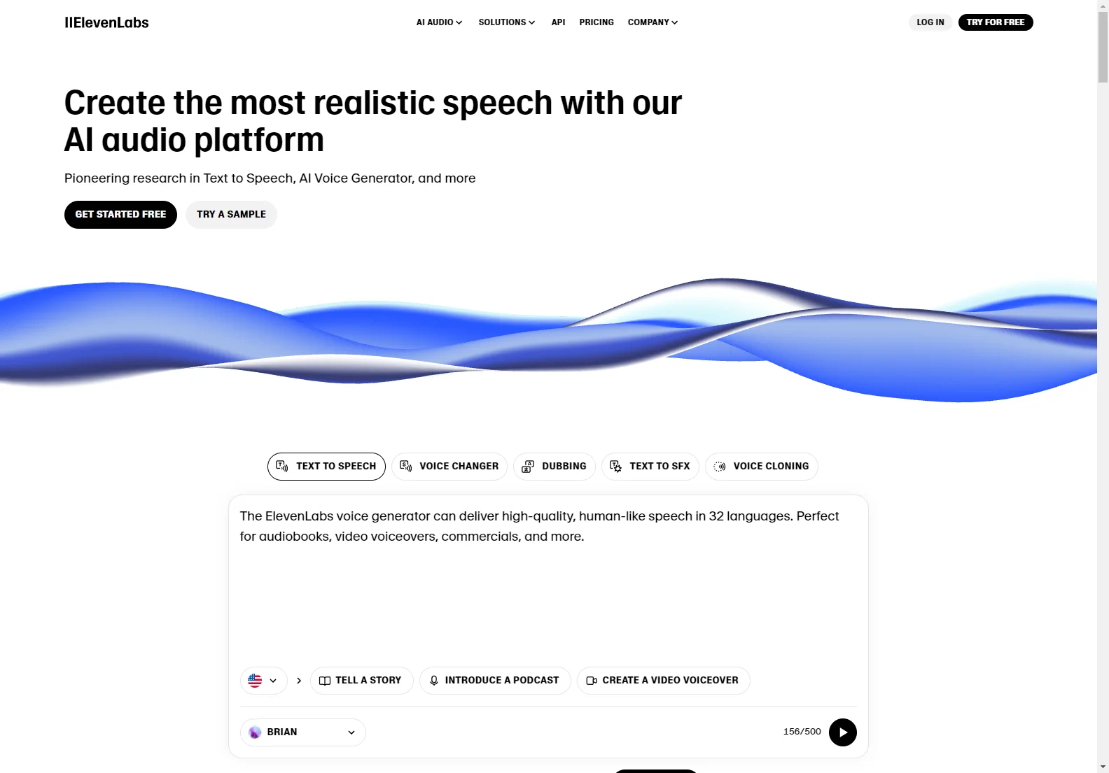 Unleash Realistic Speech with ElevenLabs' Free AI Voice Generator