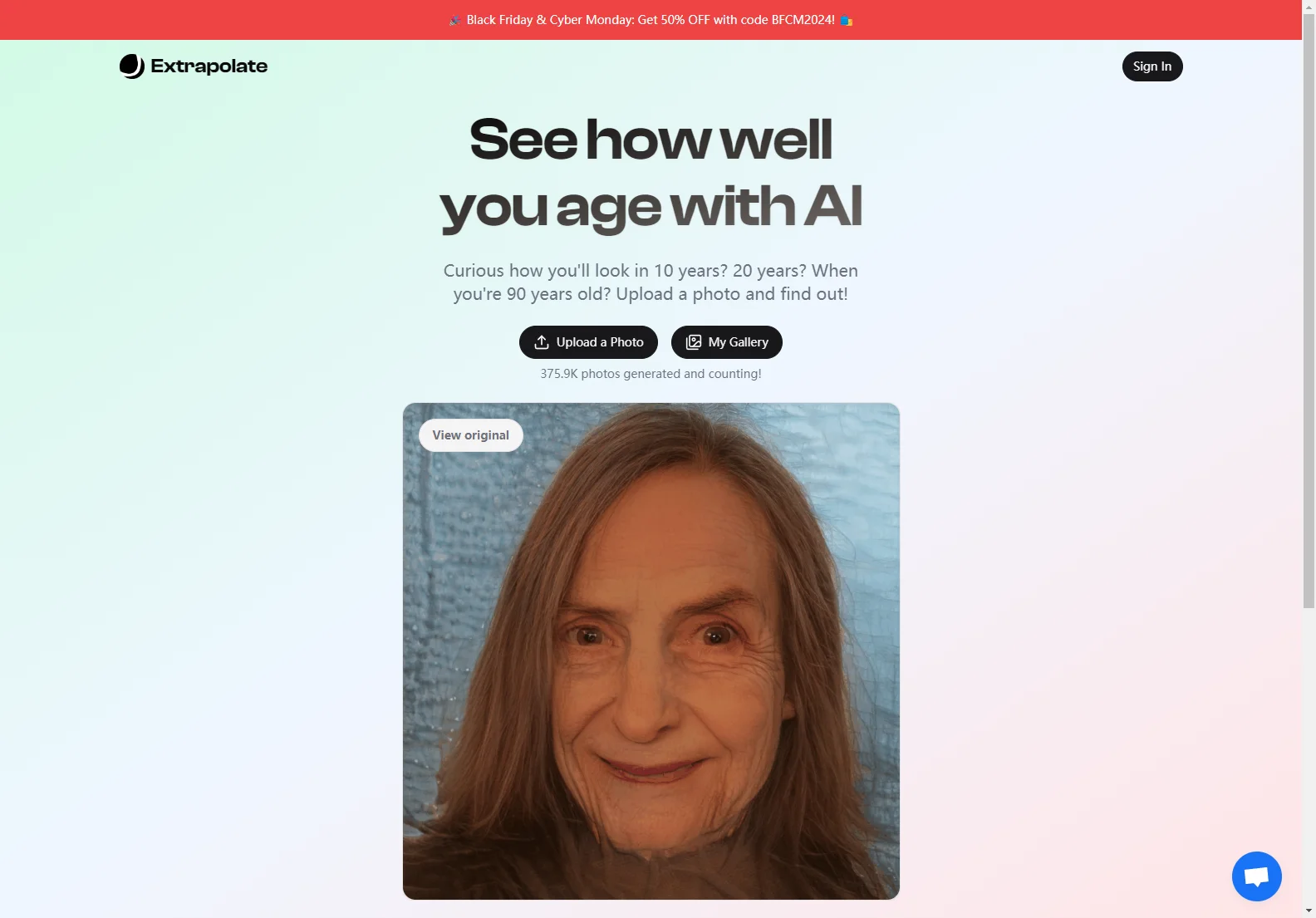 Extrapolate: Transform Your Face with AI Magic