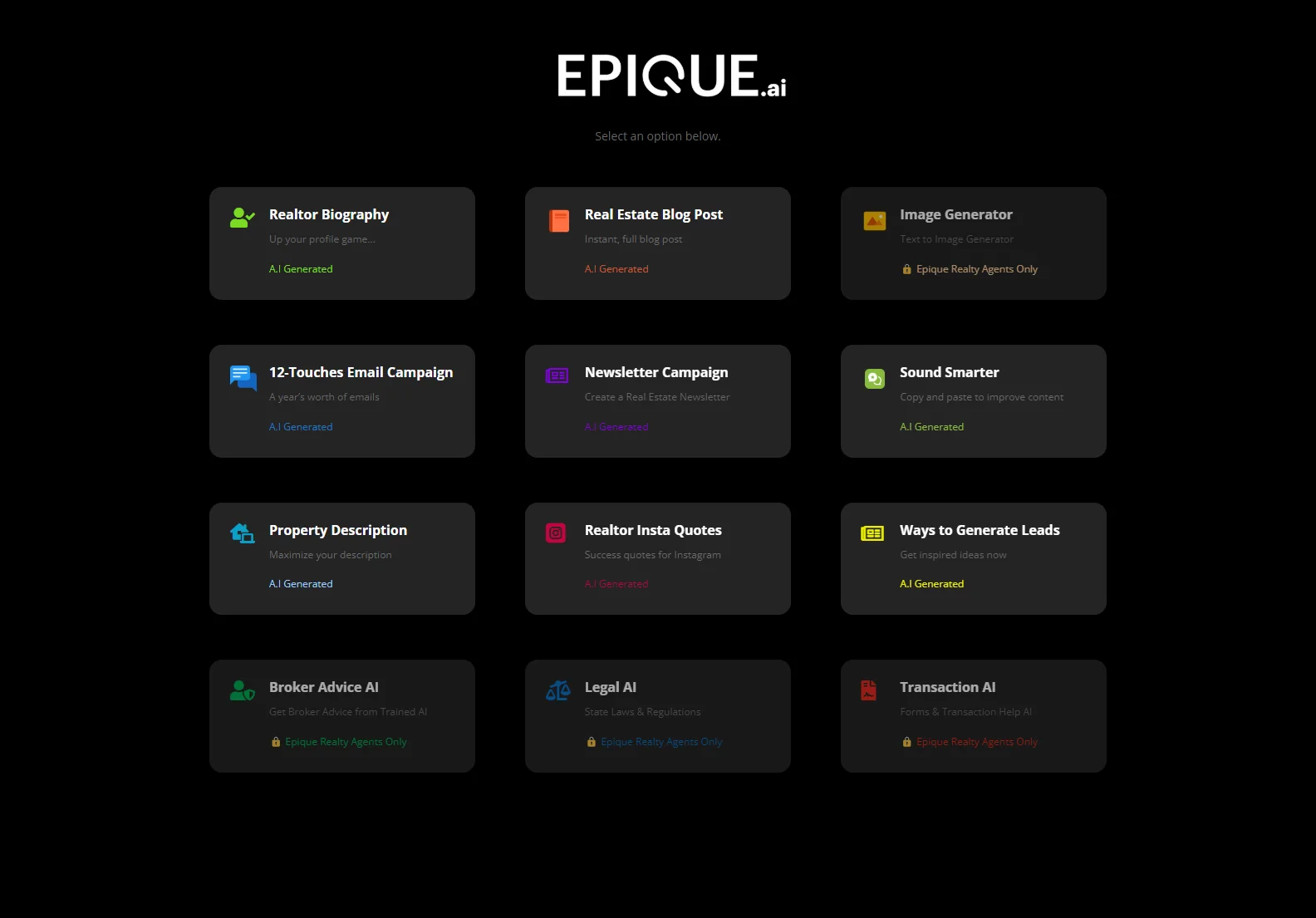 Epique AI | Epique Cloud: Enhancing Various Aspects with AI