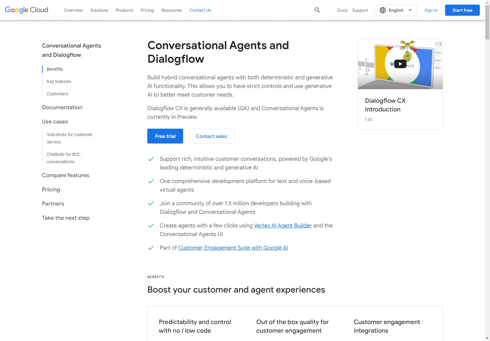 Enhance Customer Experiences with Conversational Agents and Dialogflow