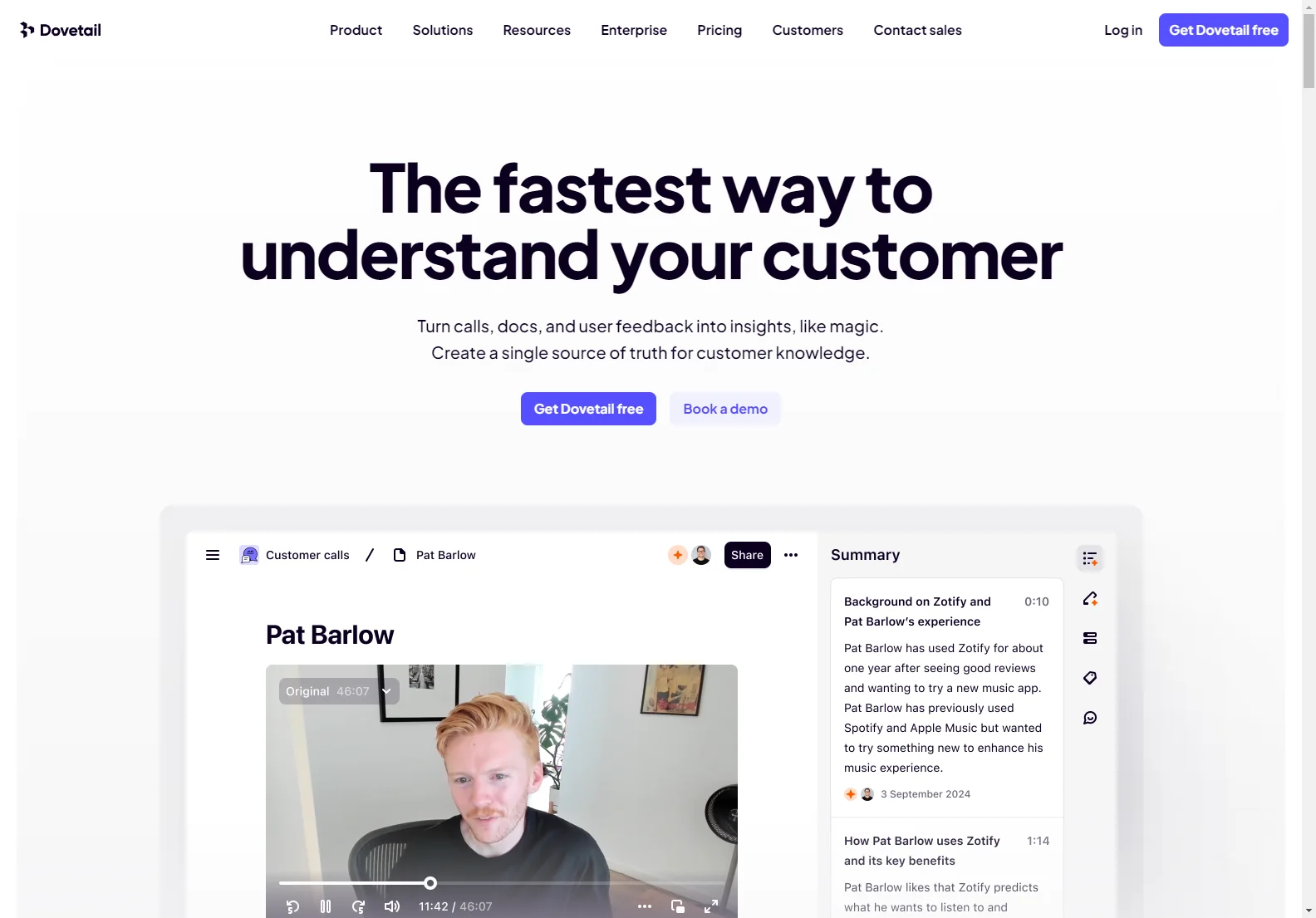 Dovetail: Unleashing Insights for Your Business