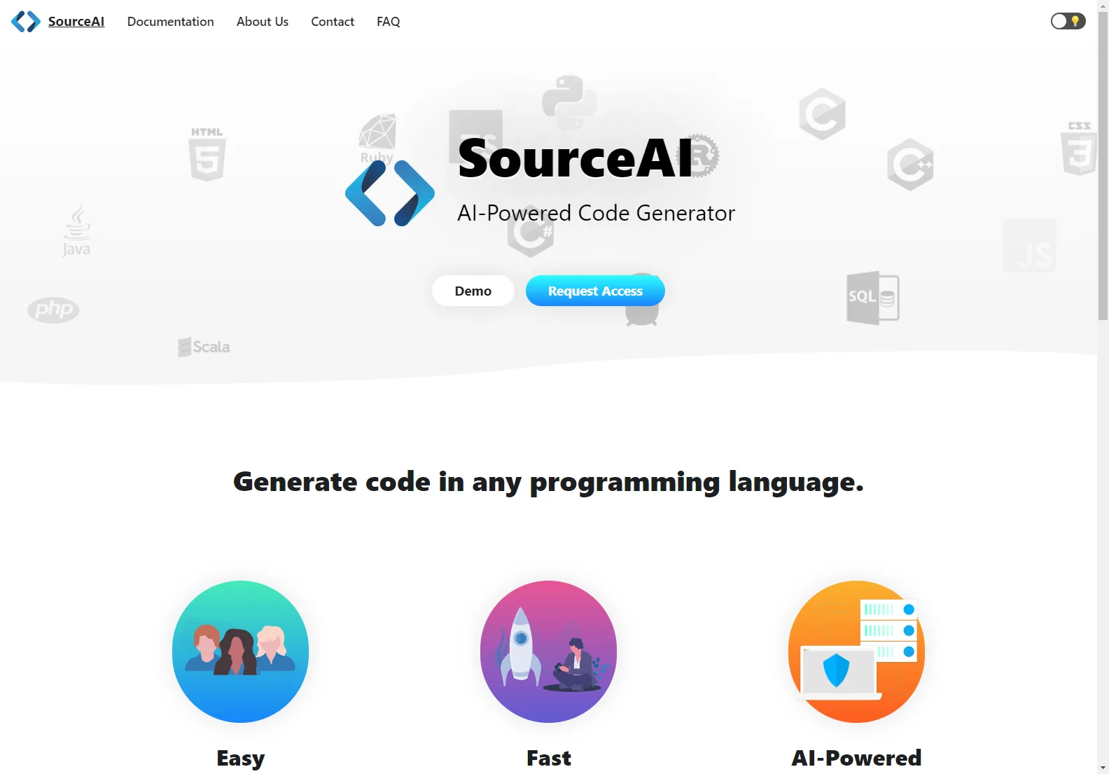 SourceAI: Empowering Code Generation with AI