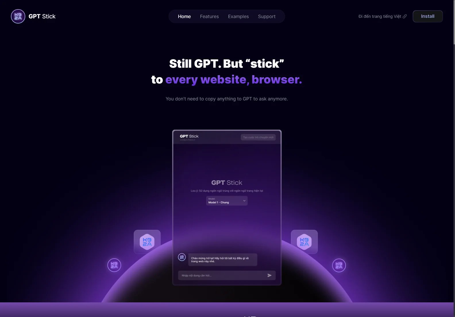 GPT Stick: Revolutionizing Web Experiences with AI