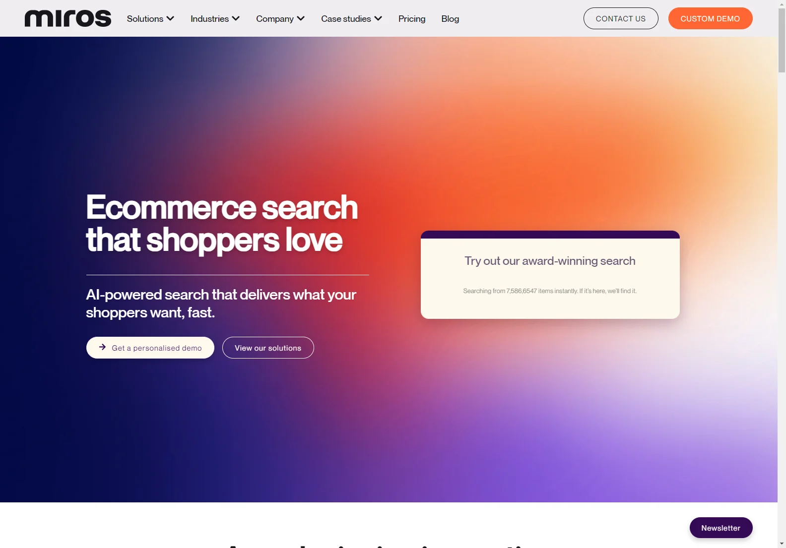 Miros: Transforming Ecommerce Search with AI