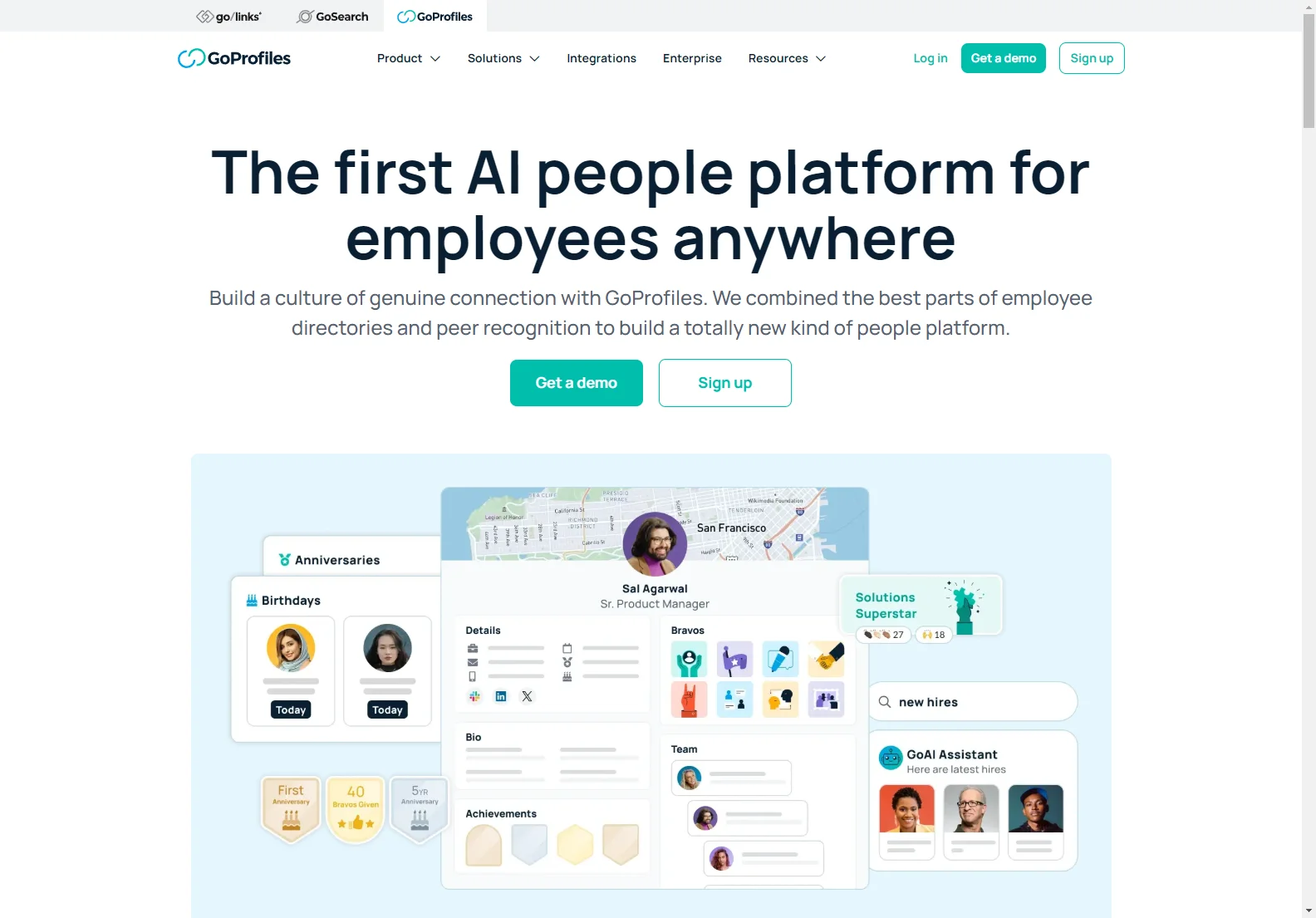 GoProfiles: The AI People Platform for Enhanced Employee Engagement and Recognition