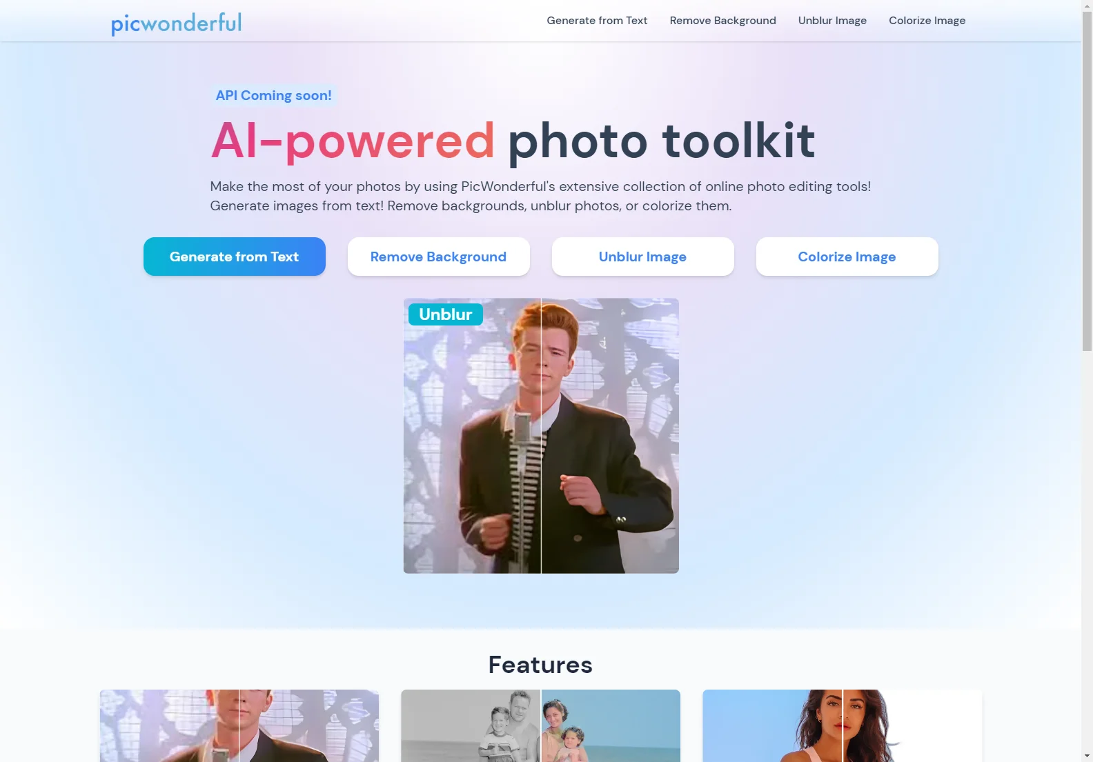 PicWonderful: Transform Your Photos with AI-Powered Editing