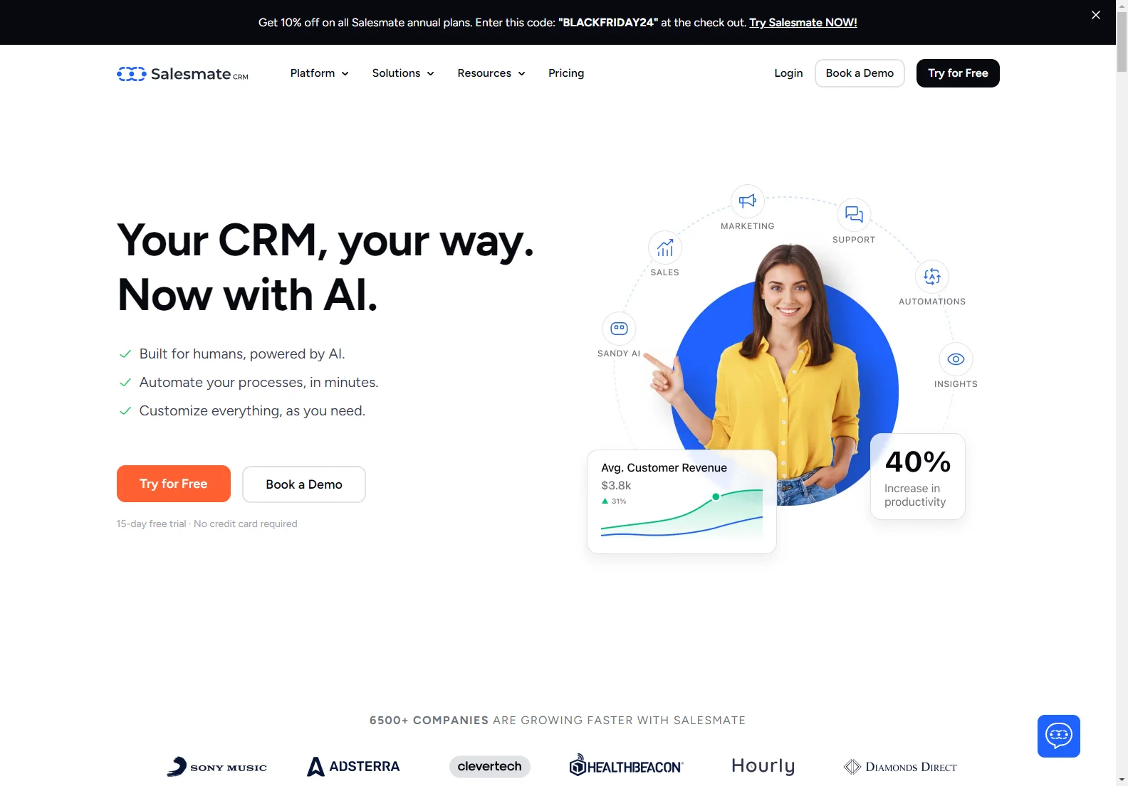 Salesmate: The Advanced CRM for Team Productivity