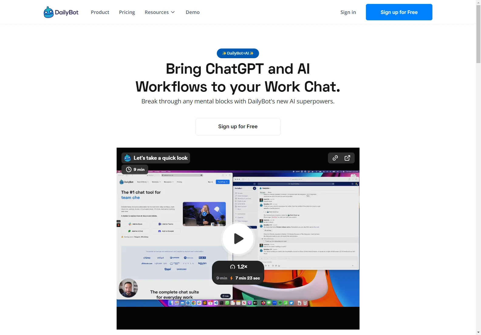 Elevate Workflows with DailyBot: The AI Chat Assistant for Slack & More