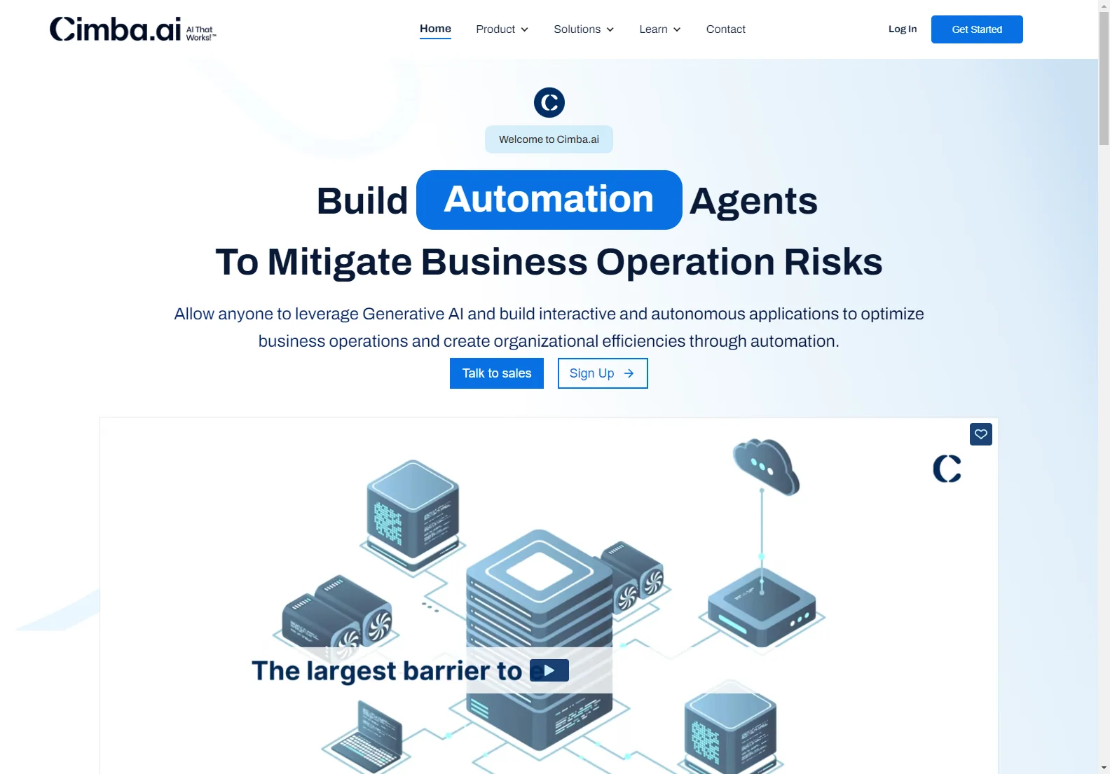 CIMBA - Mitigating Business Risks with AI Analytics