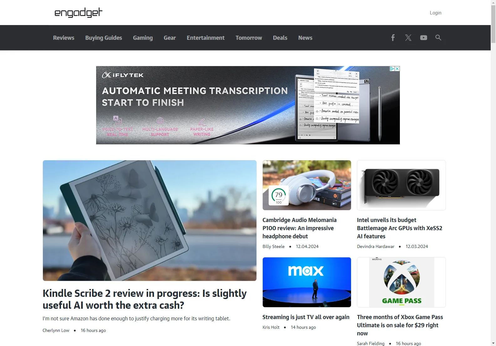 Engadget: Unbeatable Tech News, Reviews & Buying Guides