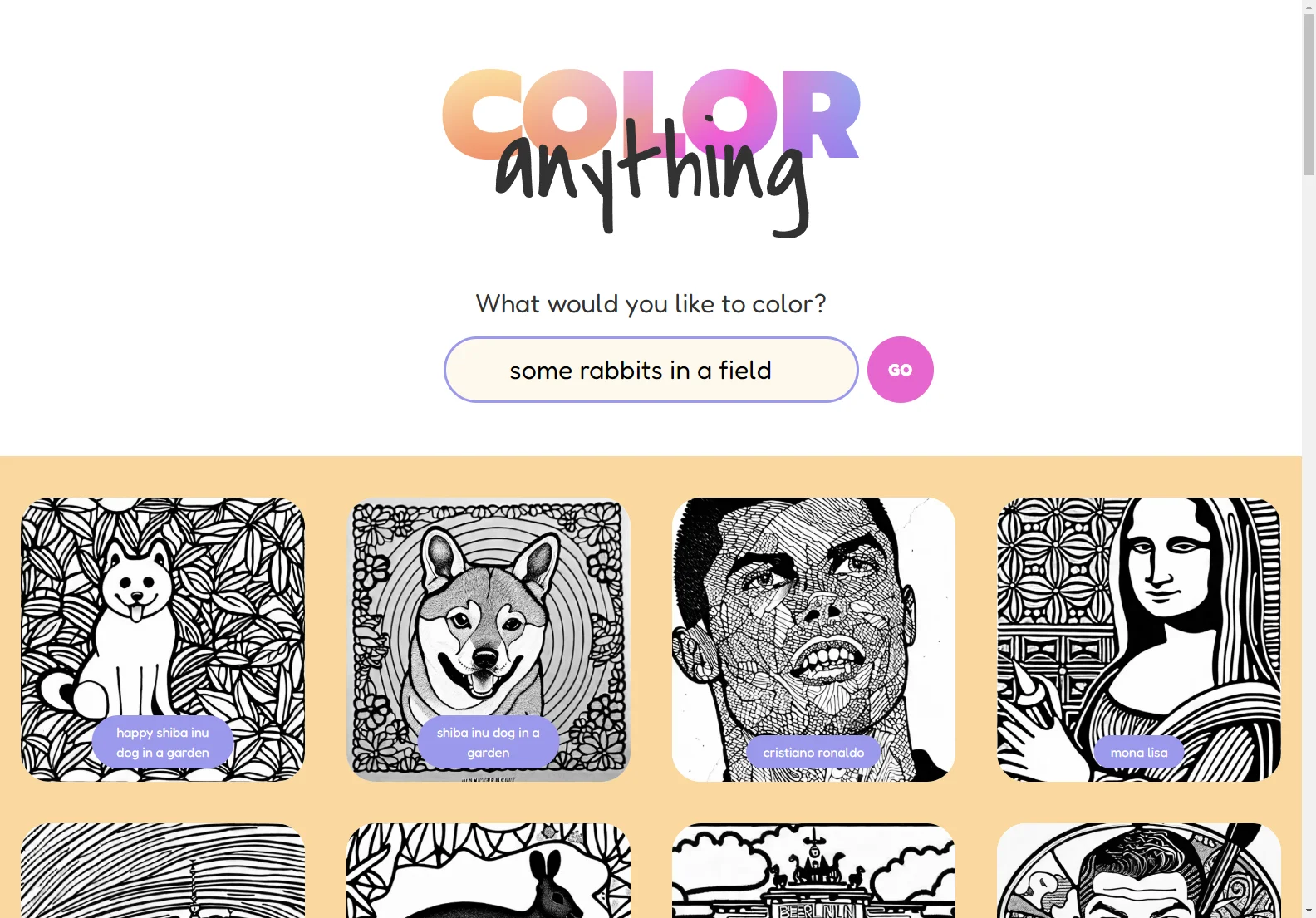 COLOR anything | AI Coloring Pages: Unleash Your Creativity