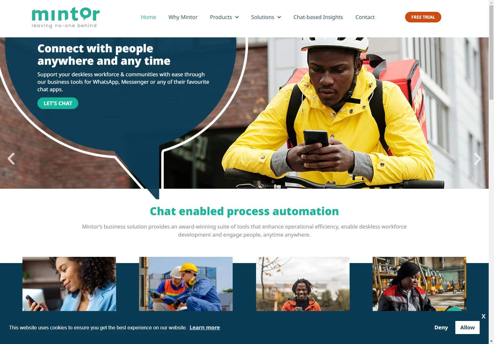 Mintor: Revolutionizing Business with Chat Enabled Automation