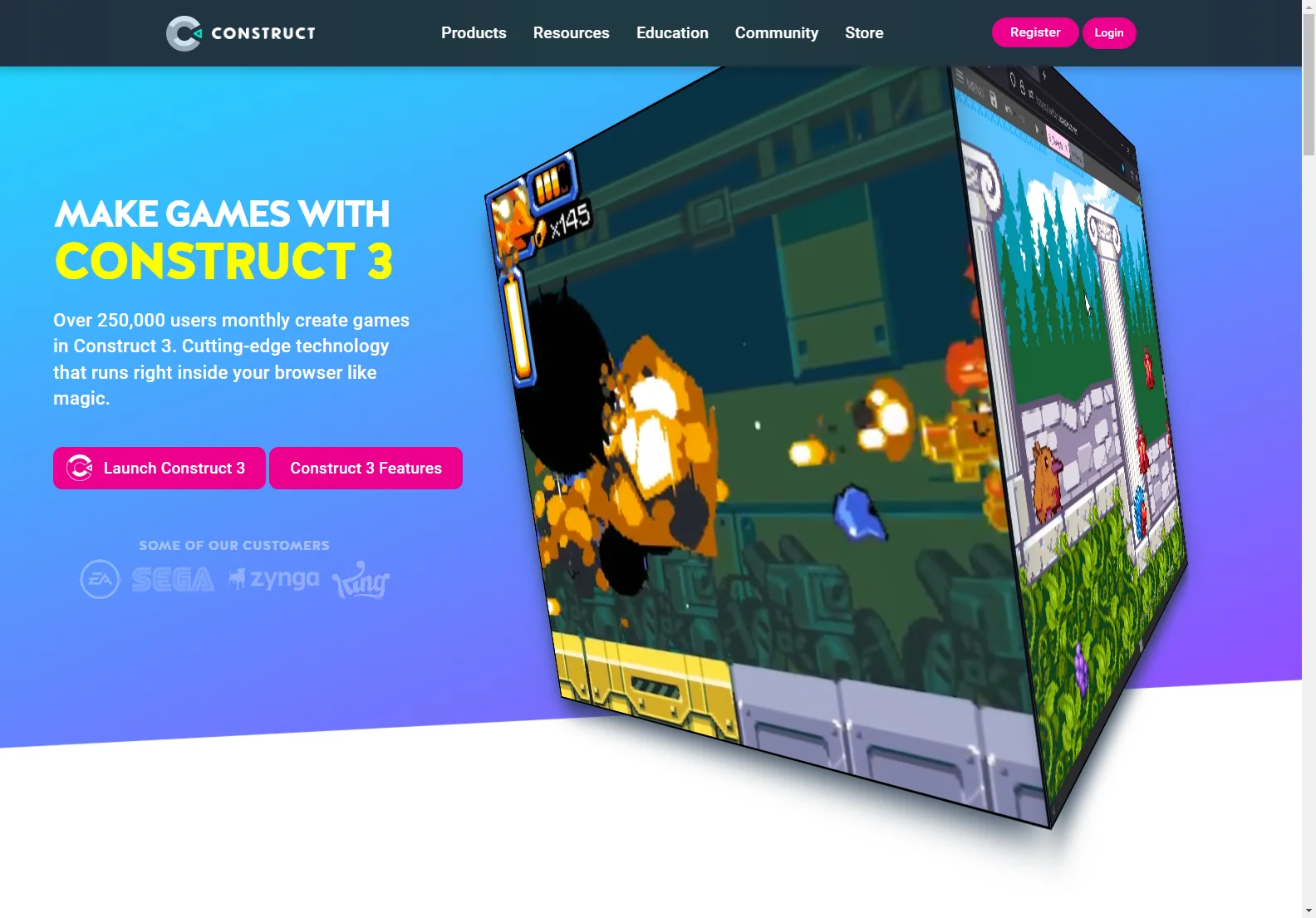 Construct 3: Empowering Game Creators with Advanced Features