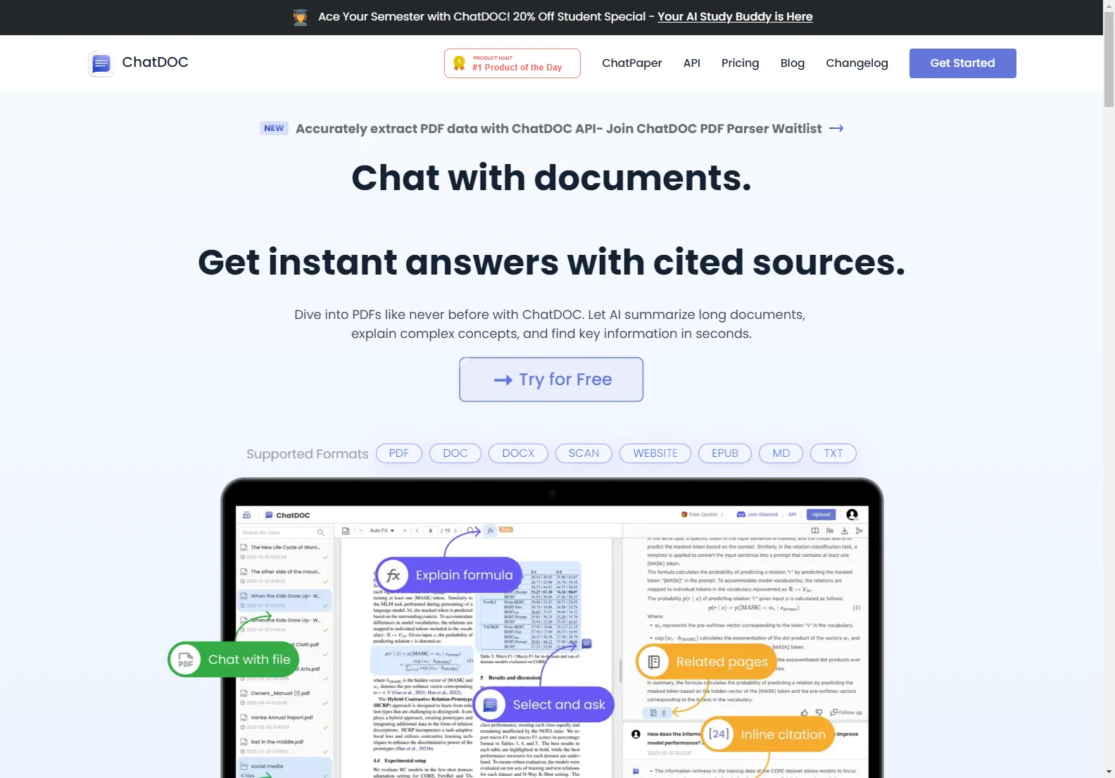 ChatDOC: Your AI-Powered PDF Chat Companion for Instant Answers