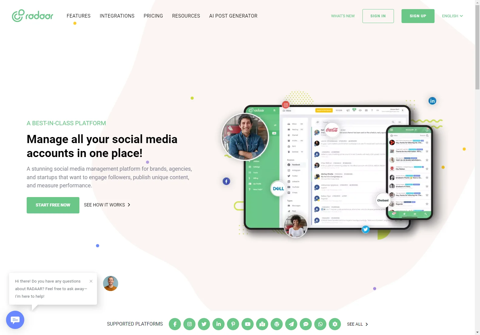 RADAAR: Revolutionizing Social Media Management