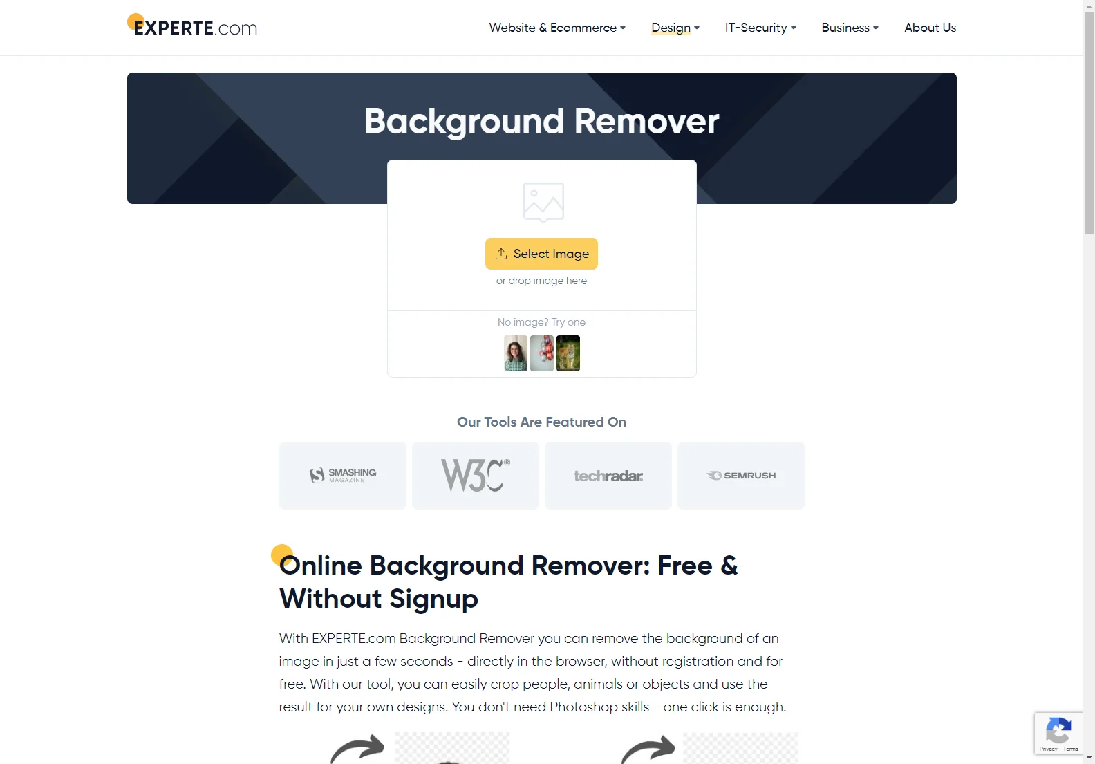 Online Background Remover: Free & Without Signup | EXPERTE.com