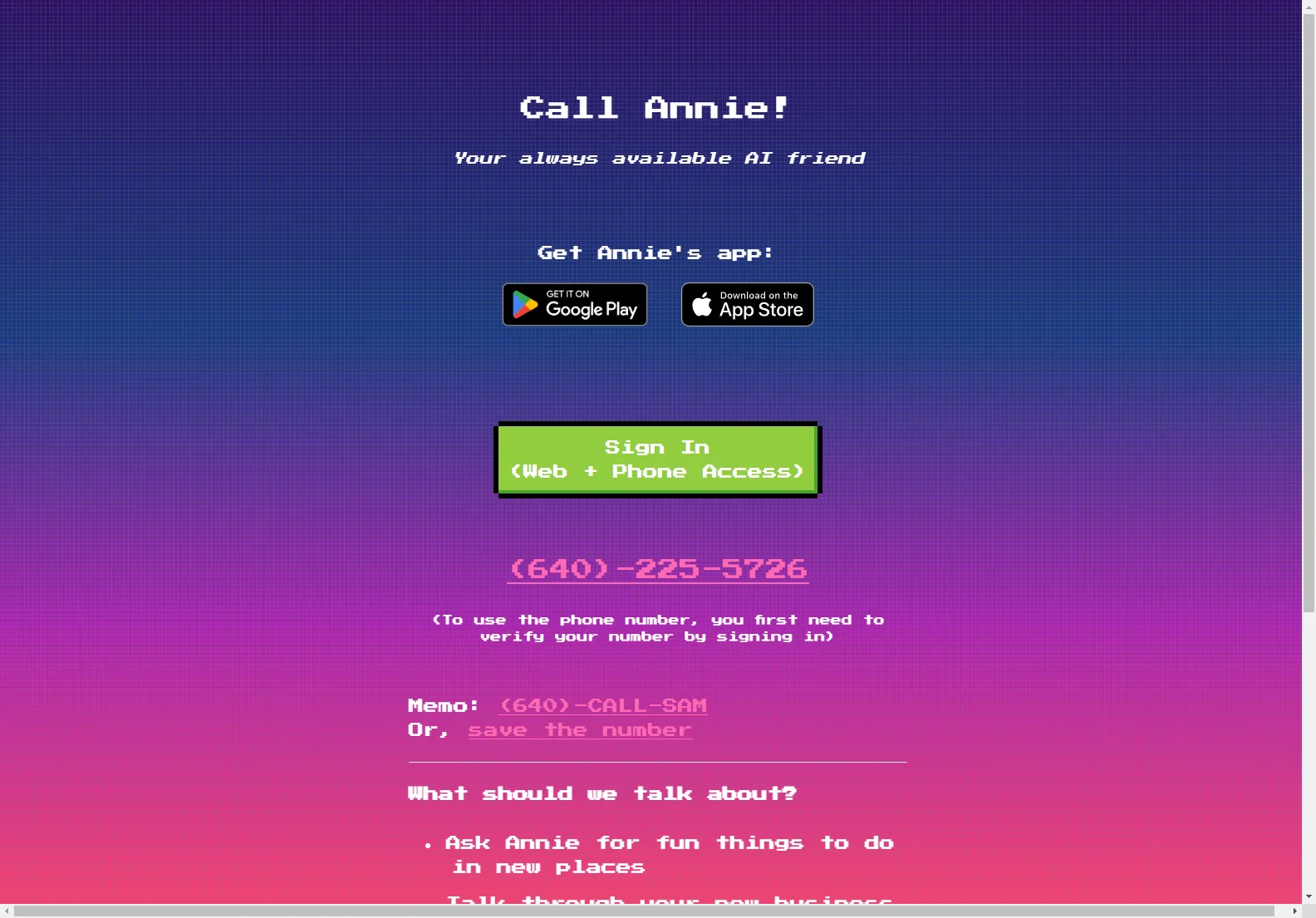 Call Annie: Your All-in-One AI Assistant