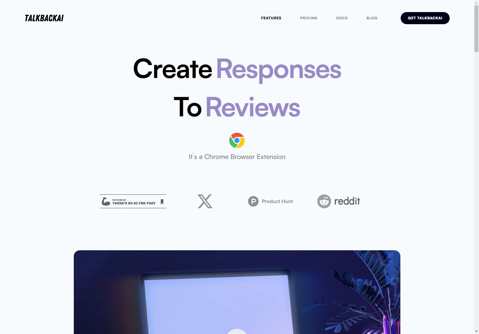 TalkbackAi: Streamlining Review Responses with AI