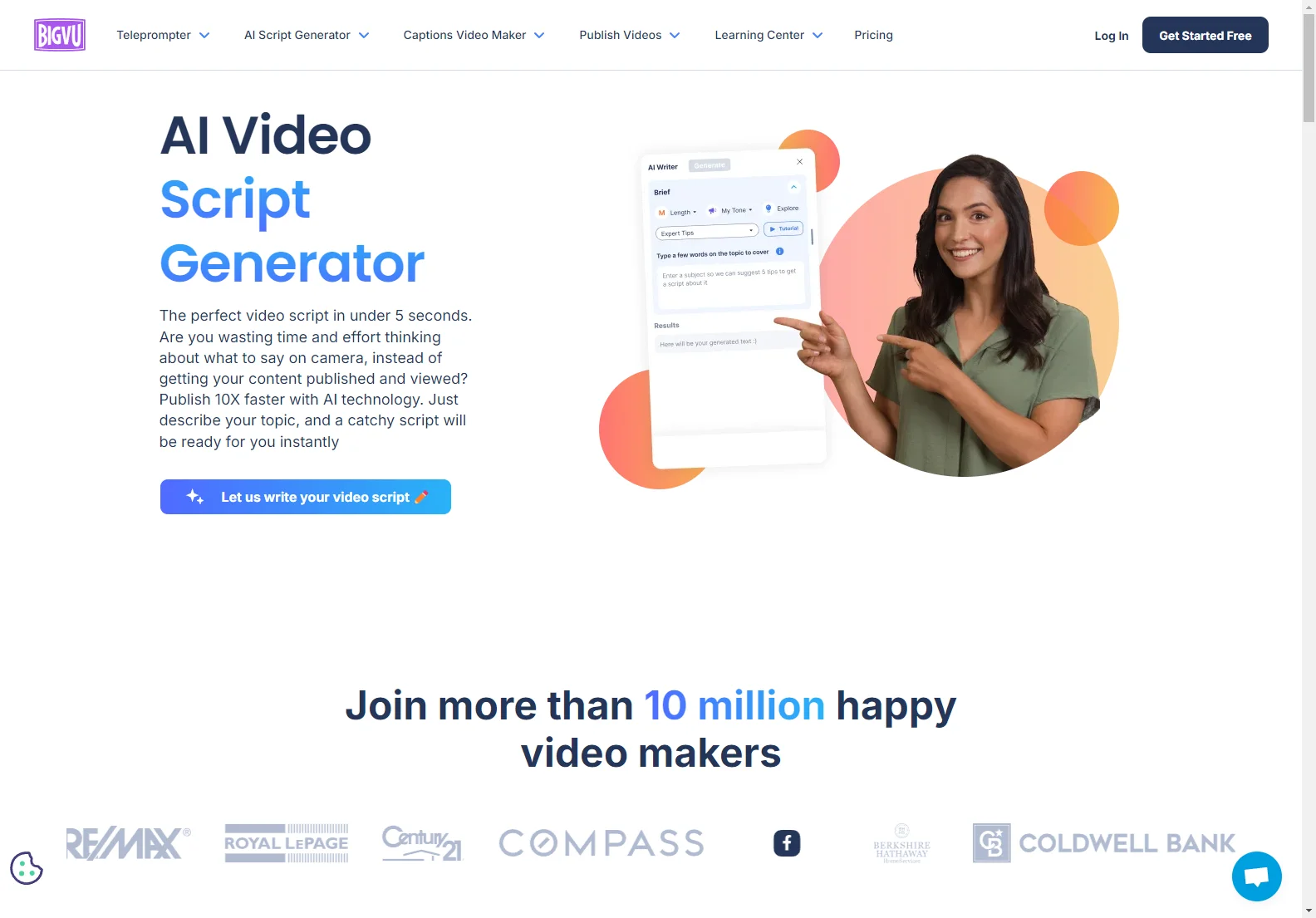 BIGVU AI Magic Writer: Generate Perfect Video Scripts Instantly for Your Brand