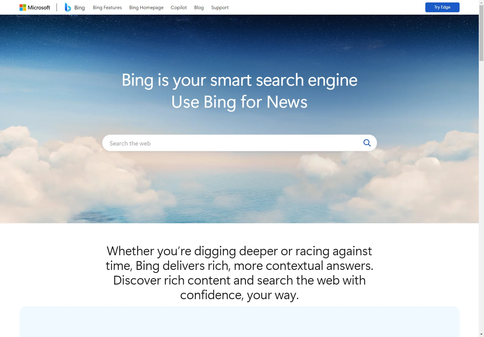 Microsoft Bing: The Smart Search Engine for All Your Needs