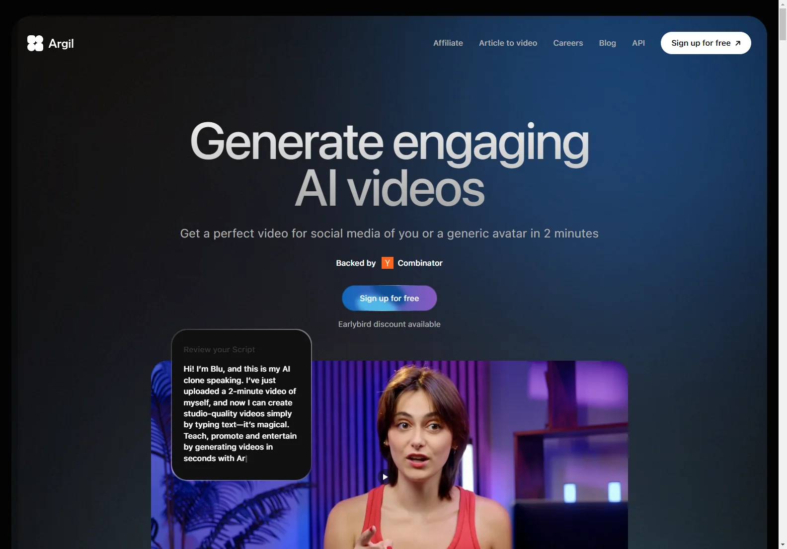 Argil - Transform Your Ideas into Engaging AI Videos