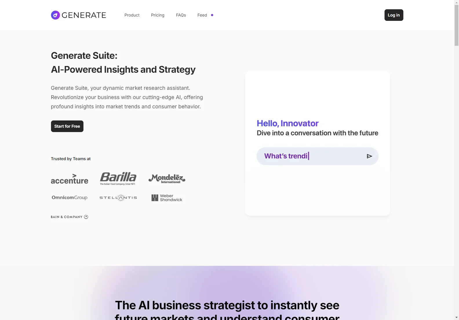 Generate Suite: Unlock AI-Powered Market Research Insights for Your Business