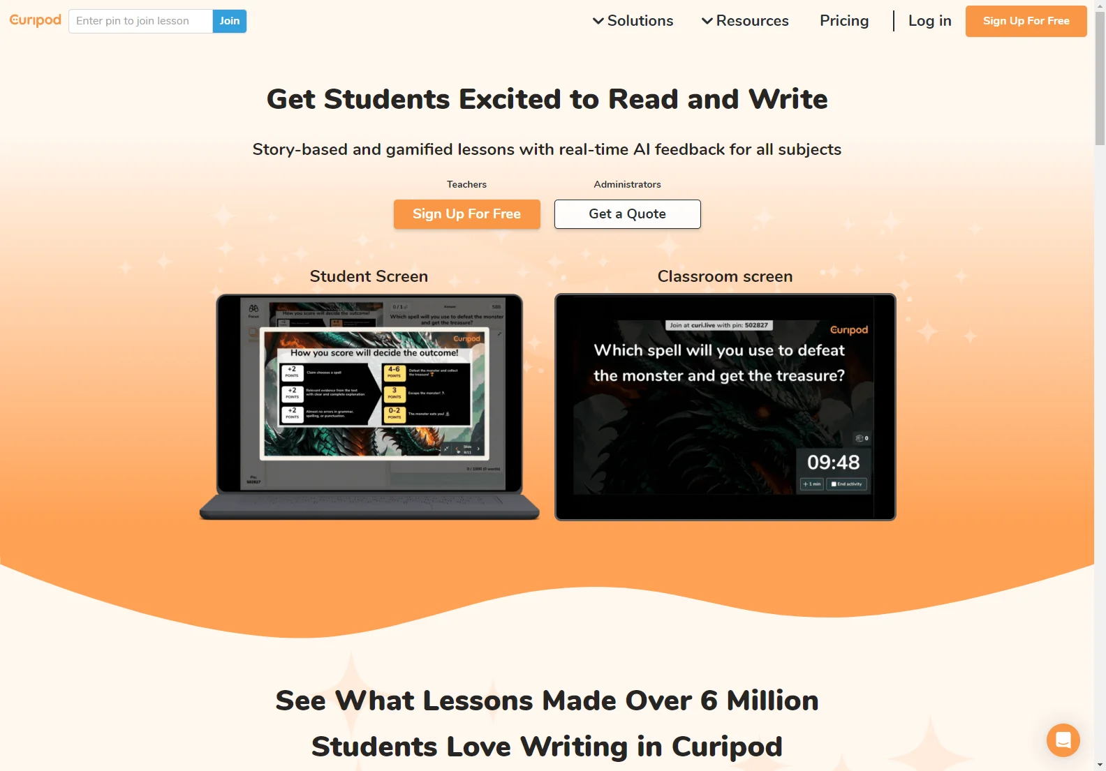 Curipod: Igniting Students' Passion for Reading and Writing