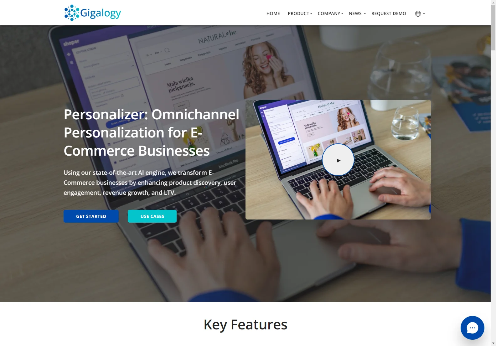 Gigalogy Personalizer: Enhancing E-Commerce with AI