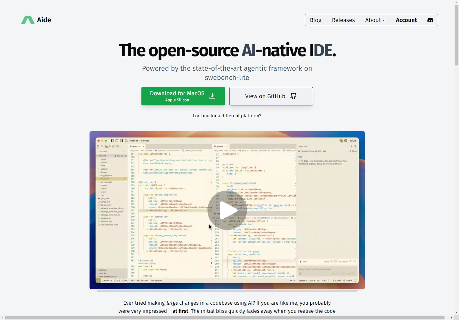 Aide: The AI-Powered IDE for Efficient Coding