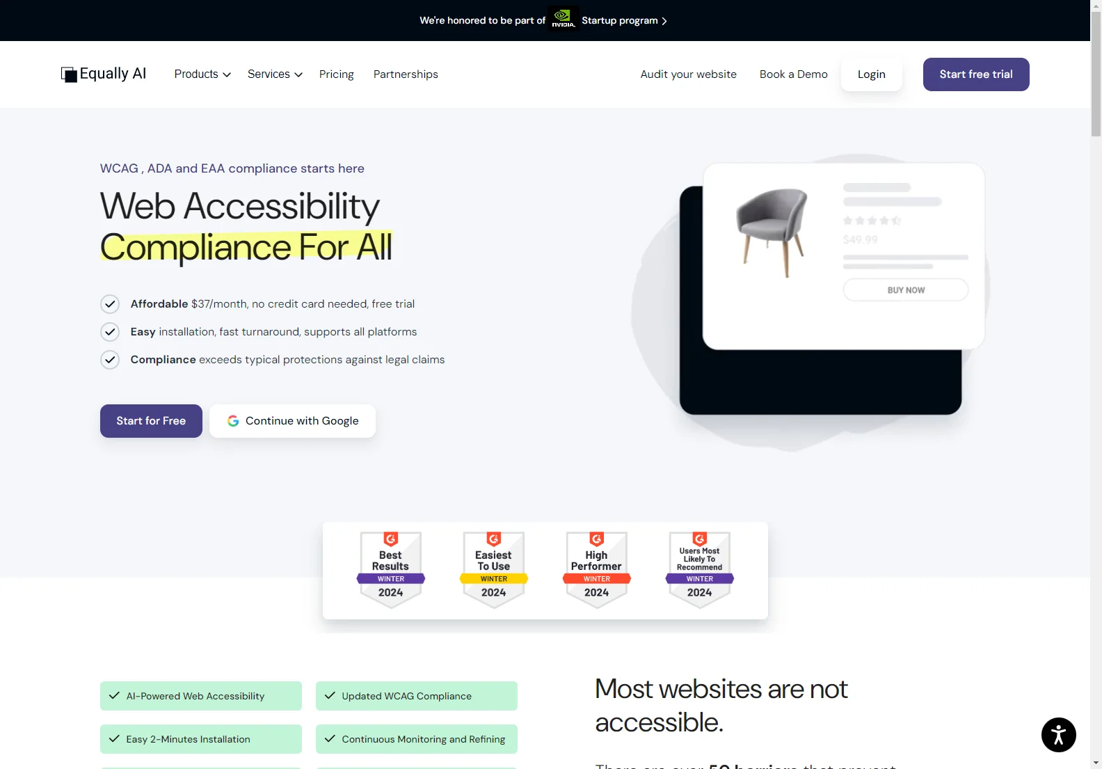 Equally AI - Revolutionize Web Accessibility Compliance