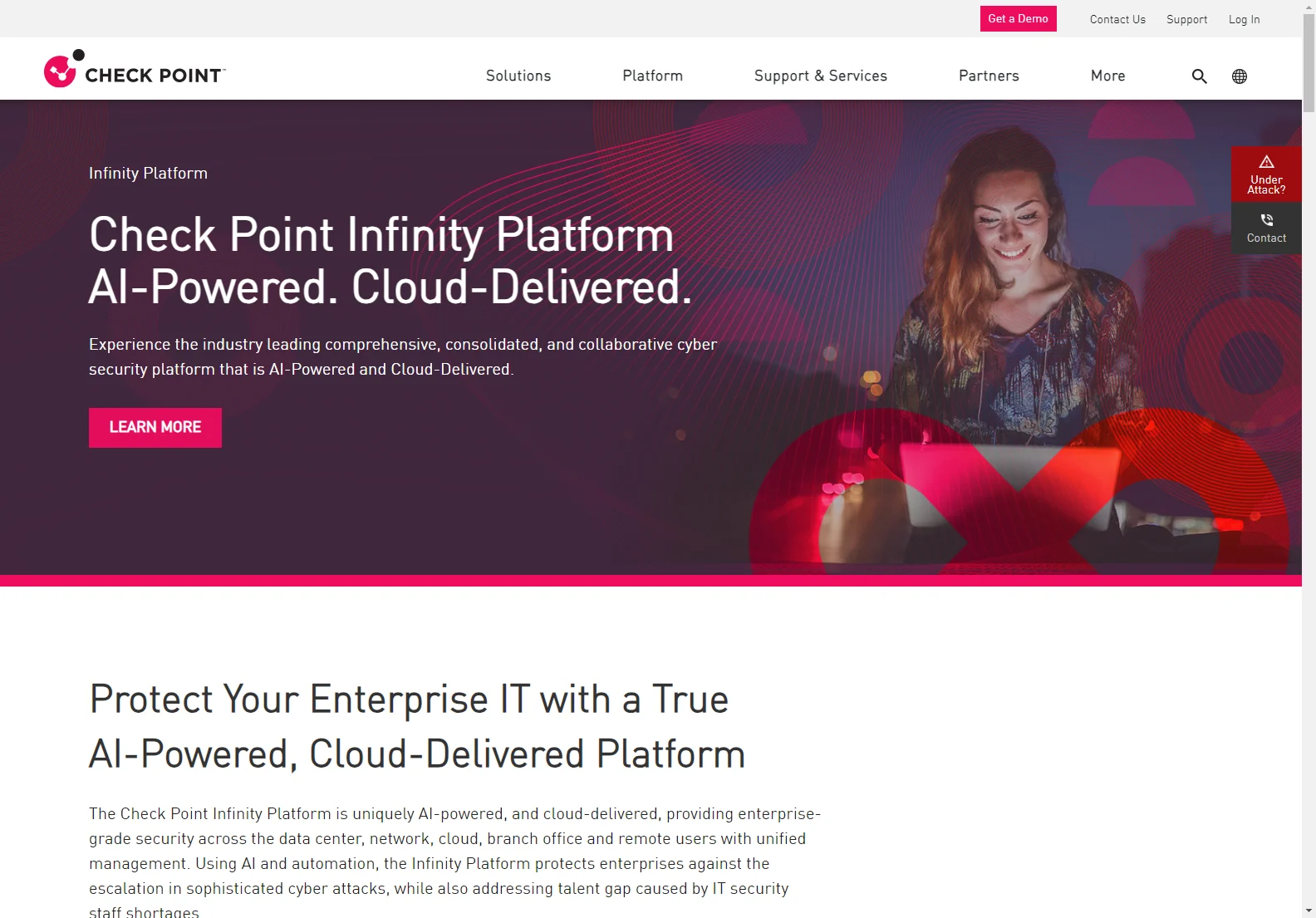 Check Point Infinity Platform: AI-Powered Cyber Security Leader