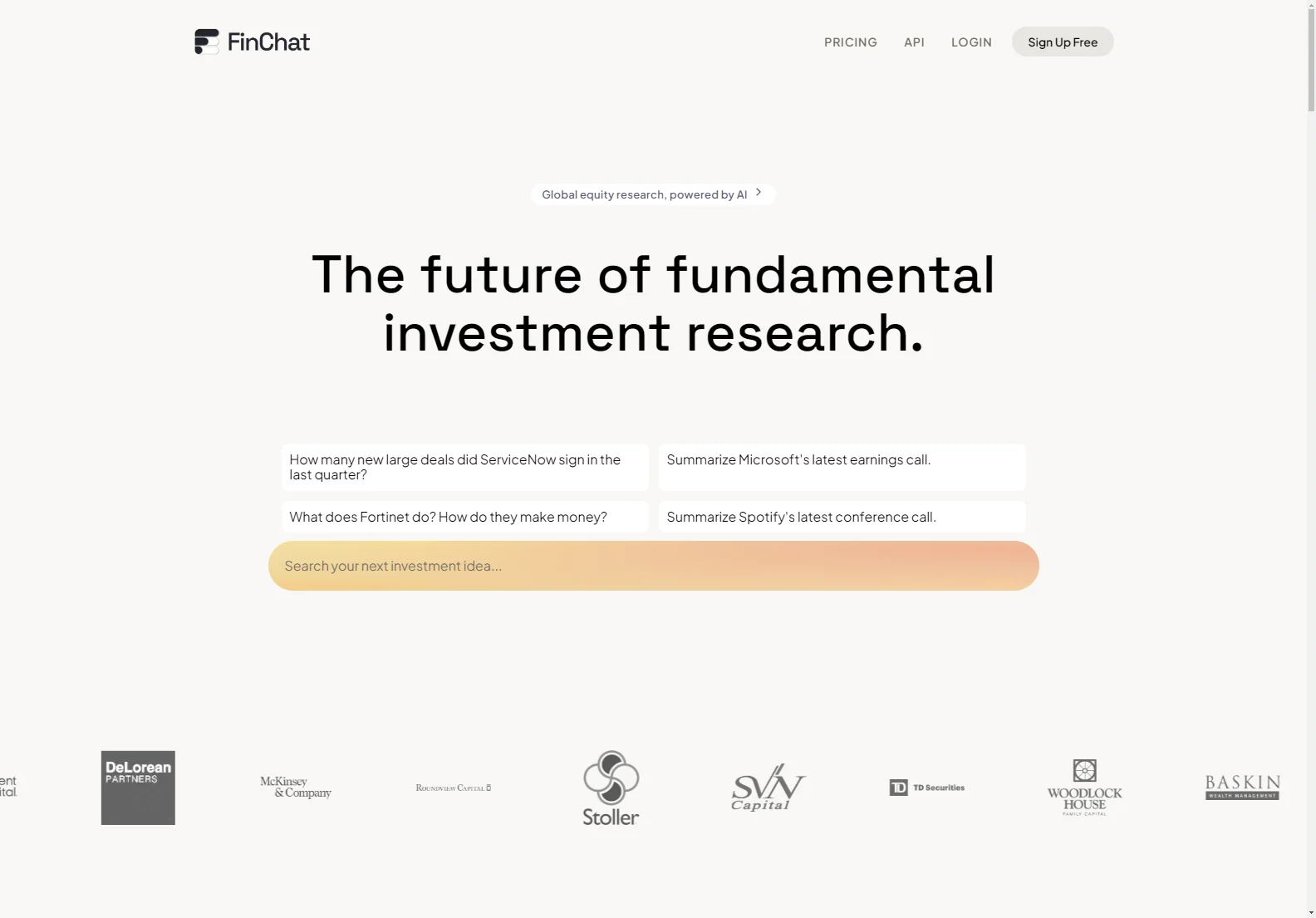 FinChat.io: Revolutionizing Investment Research with AI