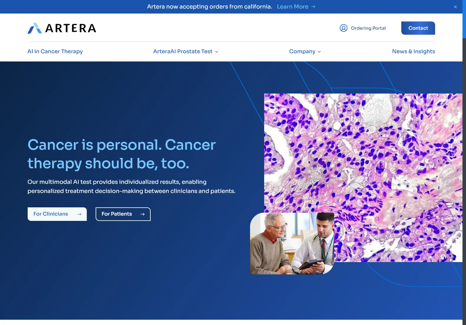 ArteraAI: Revolutionizing Cancer Therapy with Personalized Insights