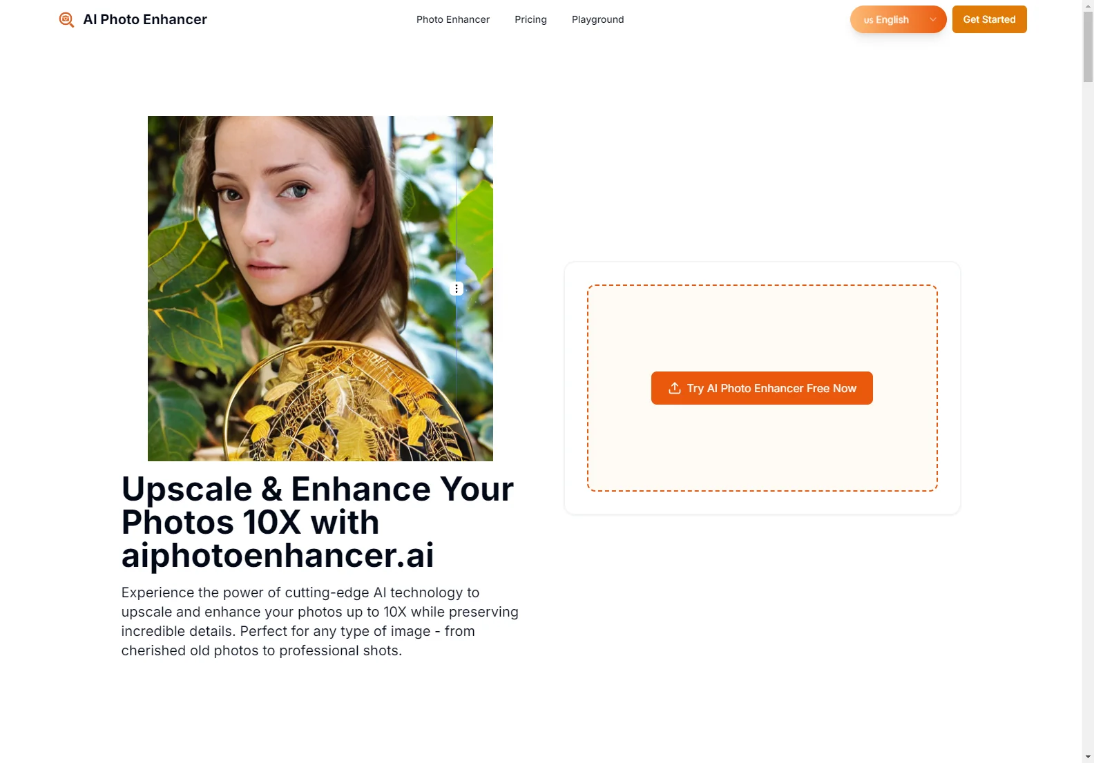 AI Photo Enhancer - Transform Your Photos Up to 10X