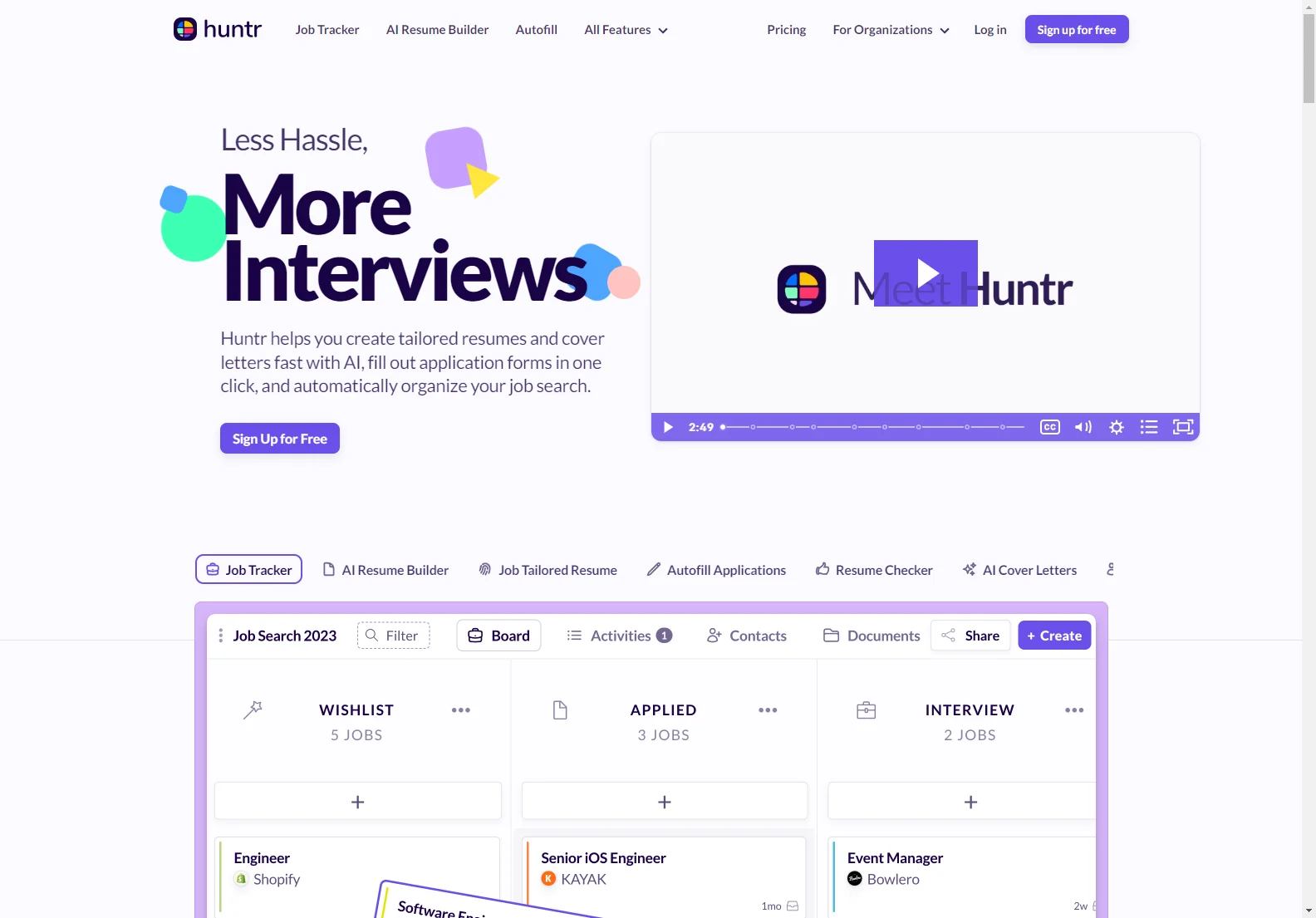 Huntr: The AI-Powered Job Search Tool for Tailored Resumes and Efficient Job Tracking