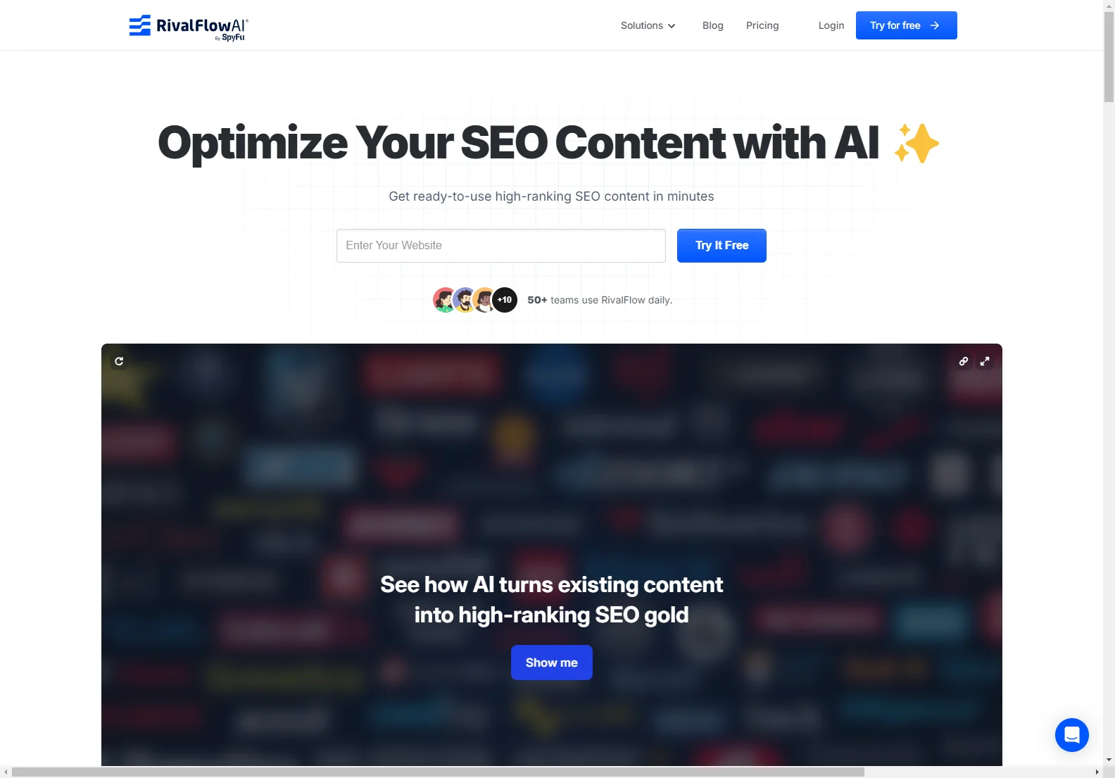 Enhance SEO Content with RivalFlow AI: Guaranteed Rank Boost