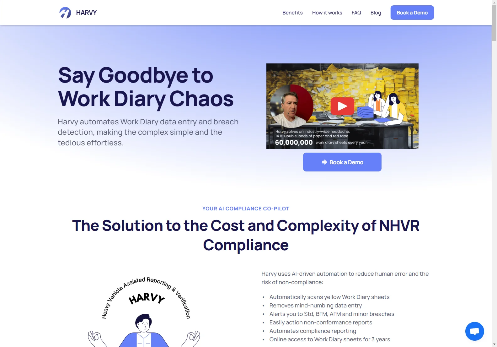 HARVY: Streamlining Work Diary Automation for Enhanced Compliance