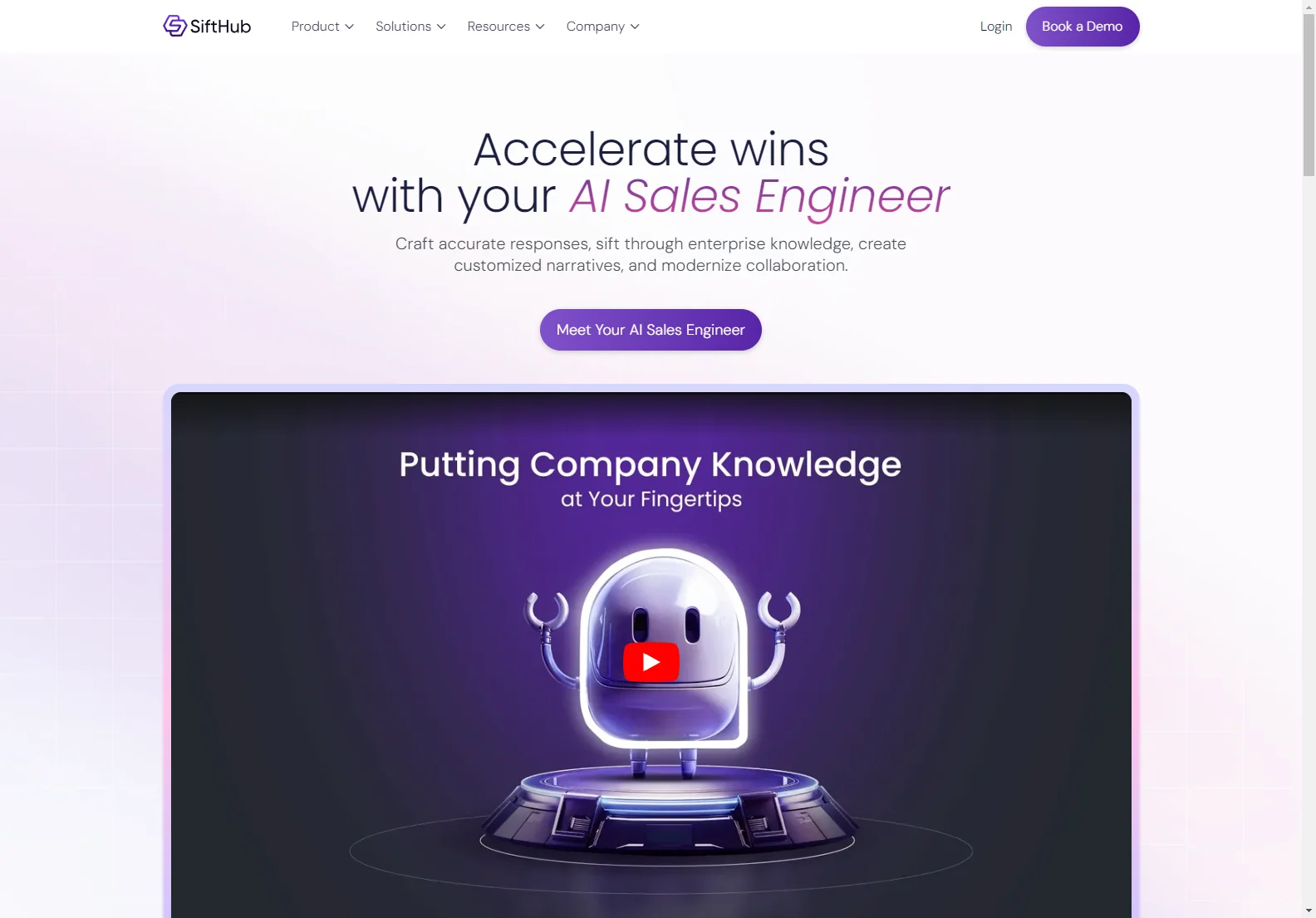 Win Deals Faster with SiftHub's AI Sales Engineer