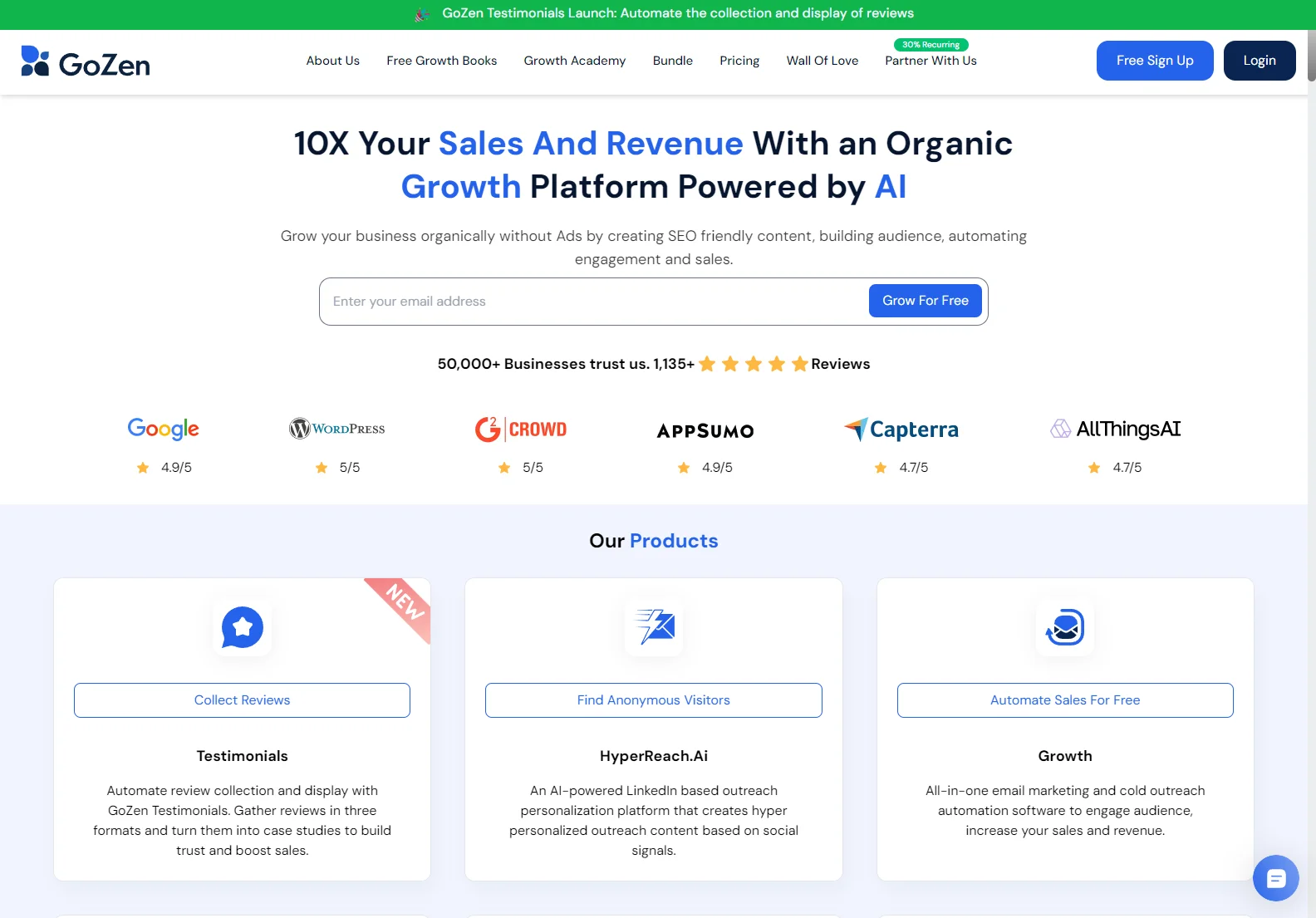 GoZen: Unleash Your Business Growth with AI-Powered Tools