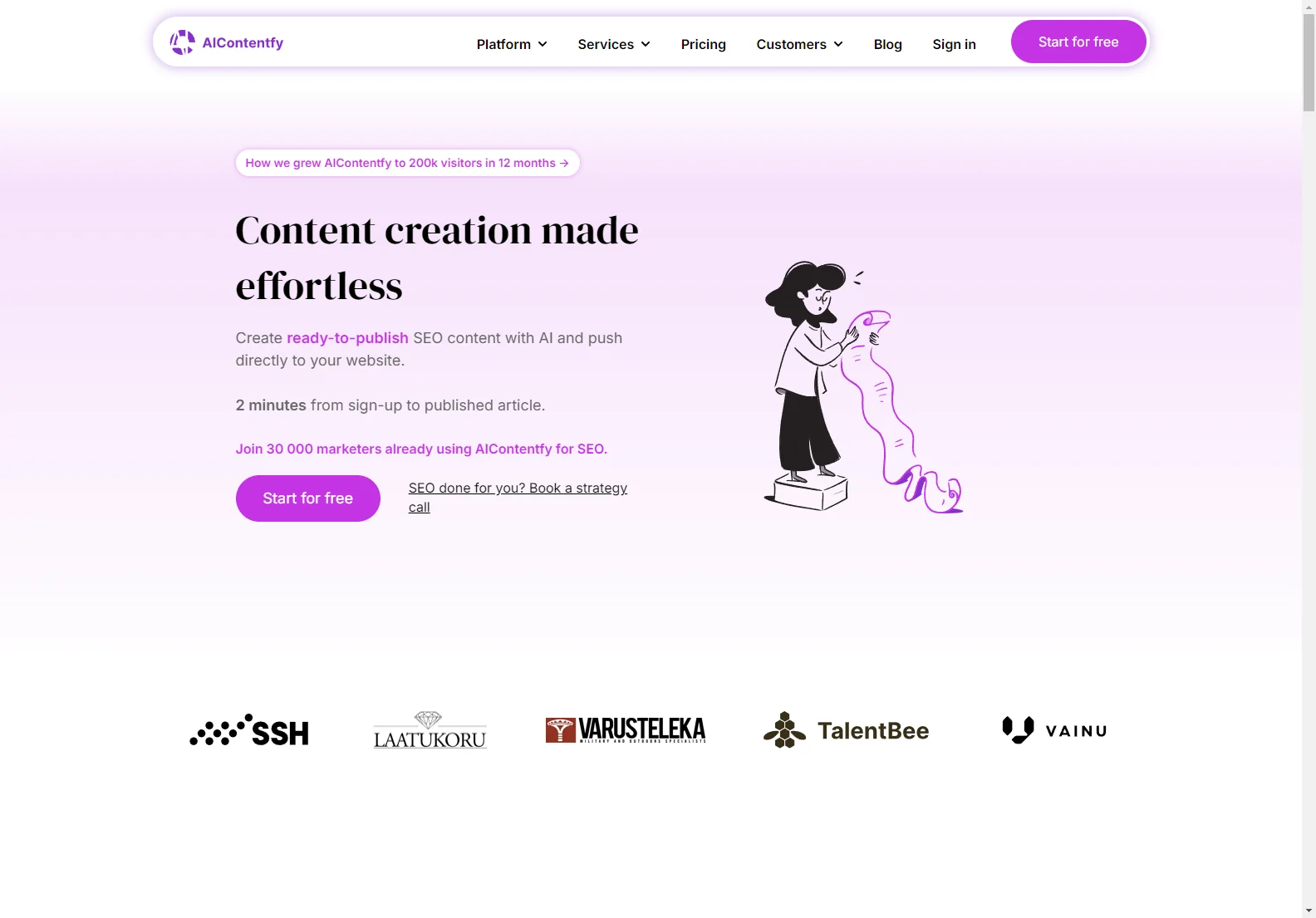 AIContentfy: Effortless SEO Content Creation for Higher Traffic