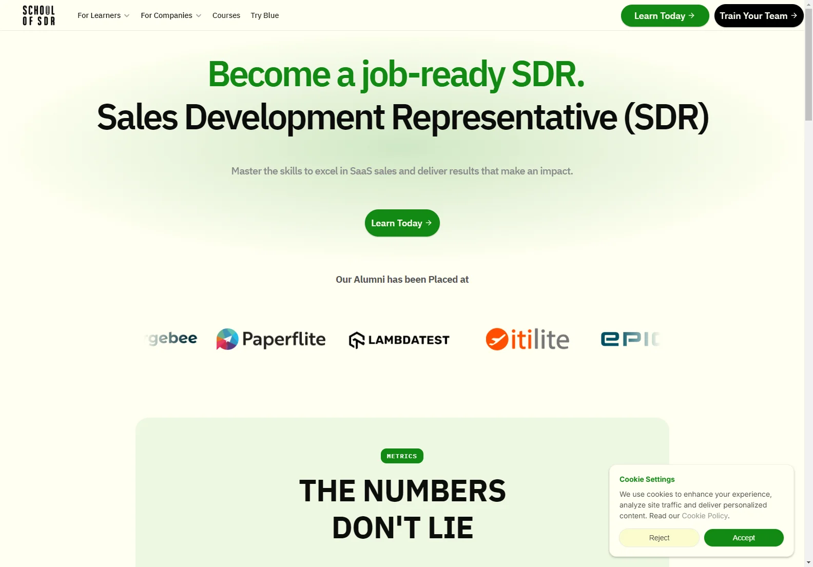 School of SDR: Unleashing Your Sales Potential